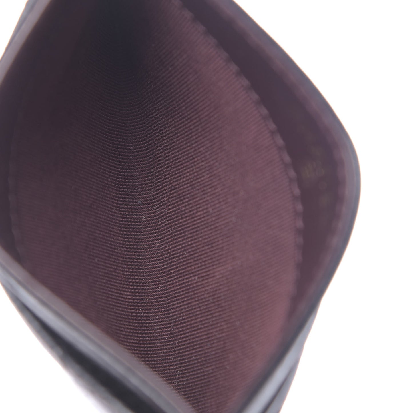 Caviar Quilted Card Holder Black