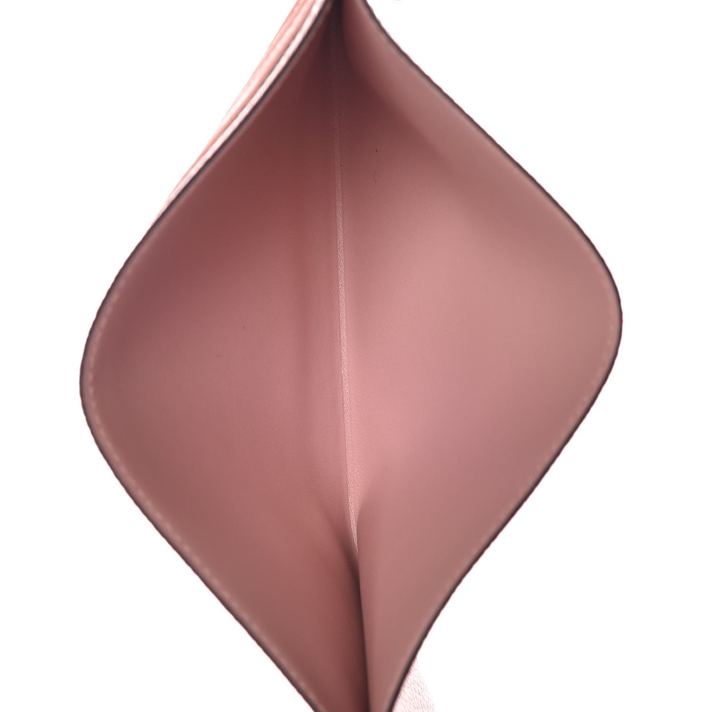 Calfskin Felicie Card Holder Insert Rose Ballerine