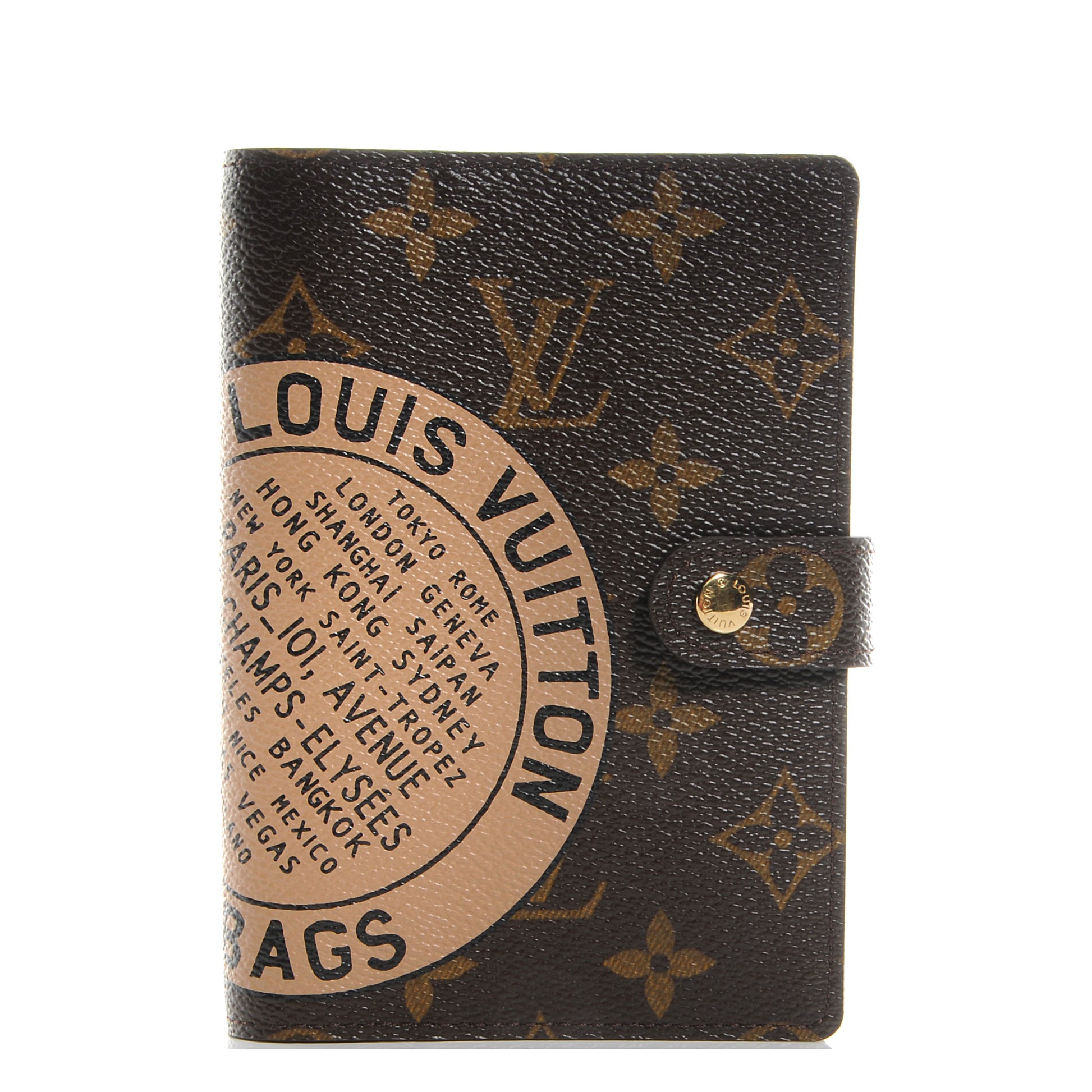 Louis Vuitton Monogram Complice Trunks and Bags Small Ring Agenda Cover Beige 1 of 8