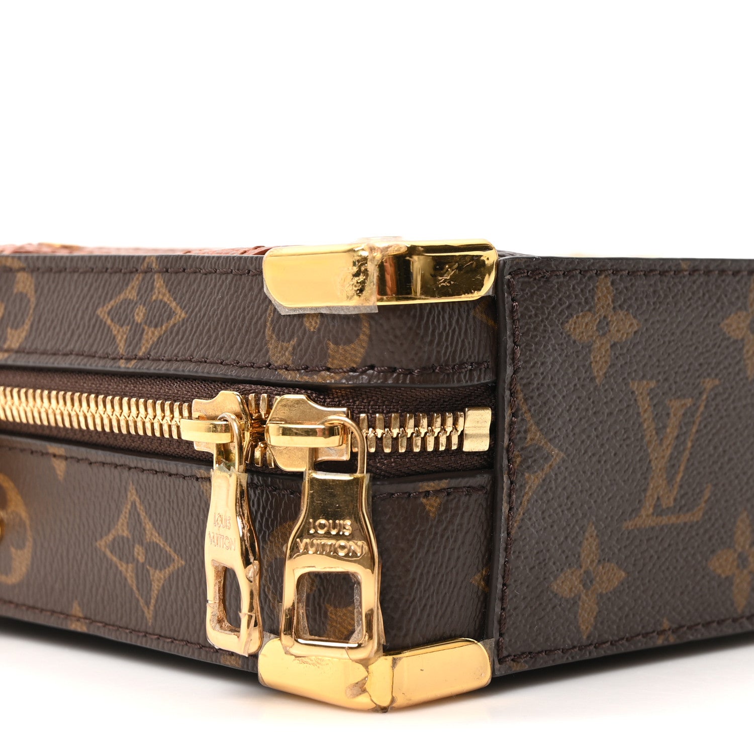 Louis Vuitton X NBA Grained Calfskin Monogram Handle Trunk Brown