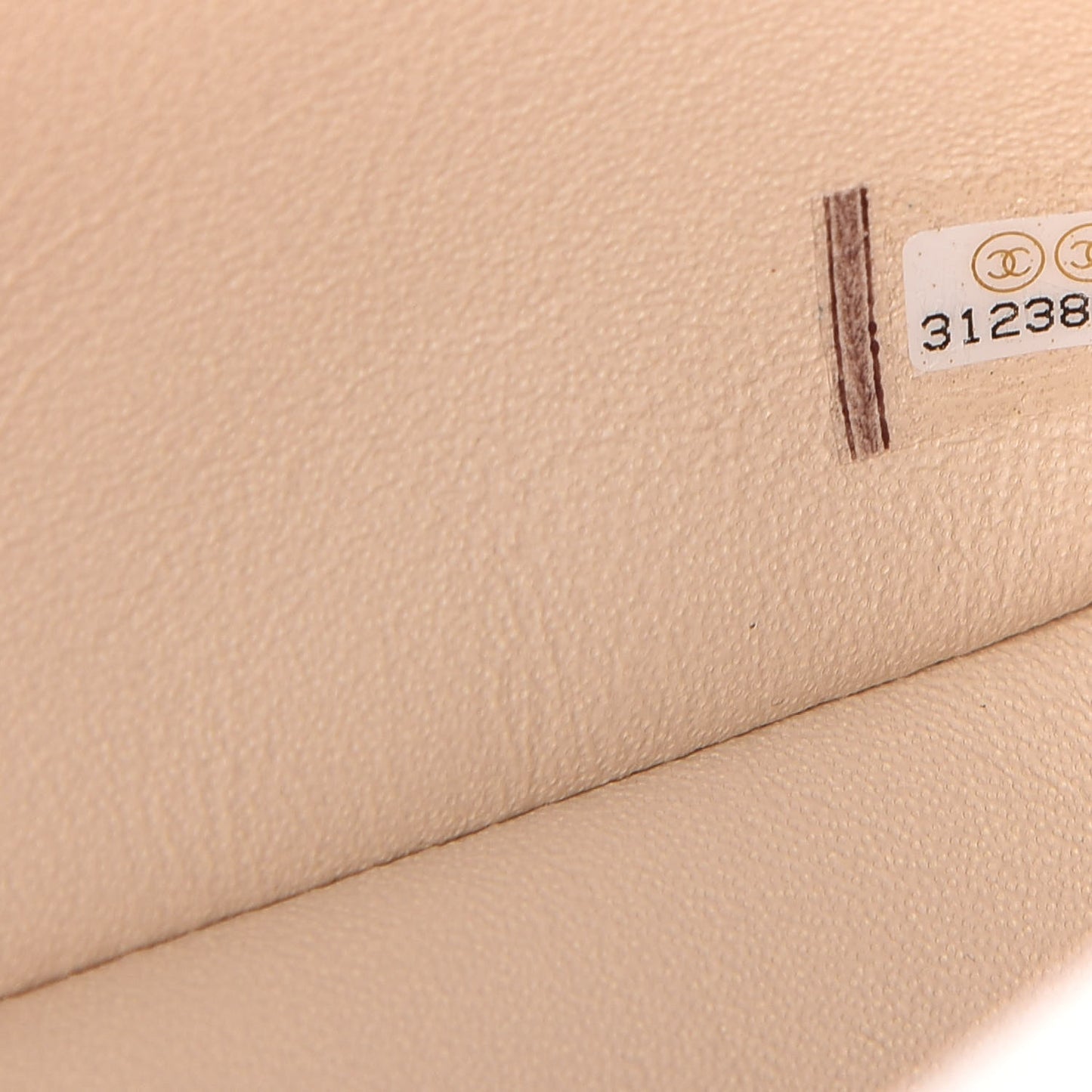 Caviar Quilted Mini Top Handle Rectangular Flap Beige