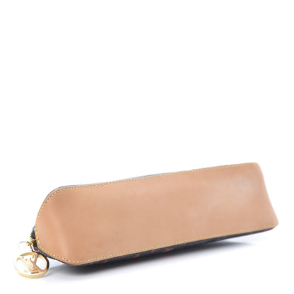 Louis Vuitton Catogram Elizabeth Pouch Orange Marron 4 of 7