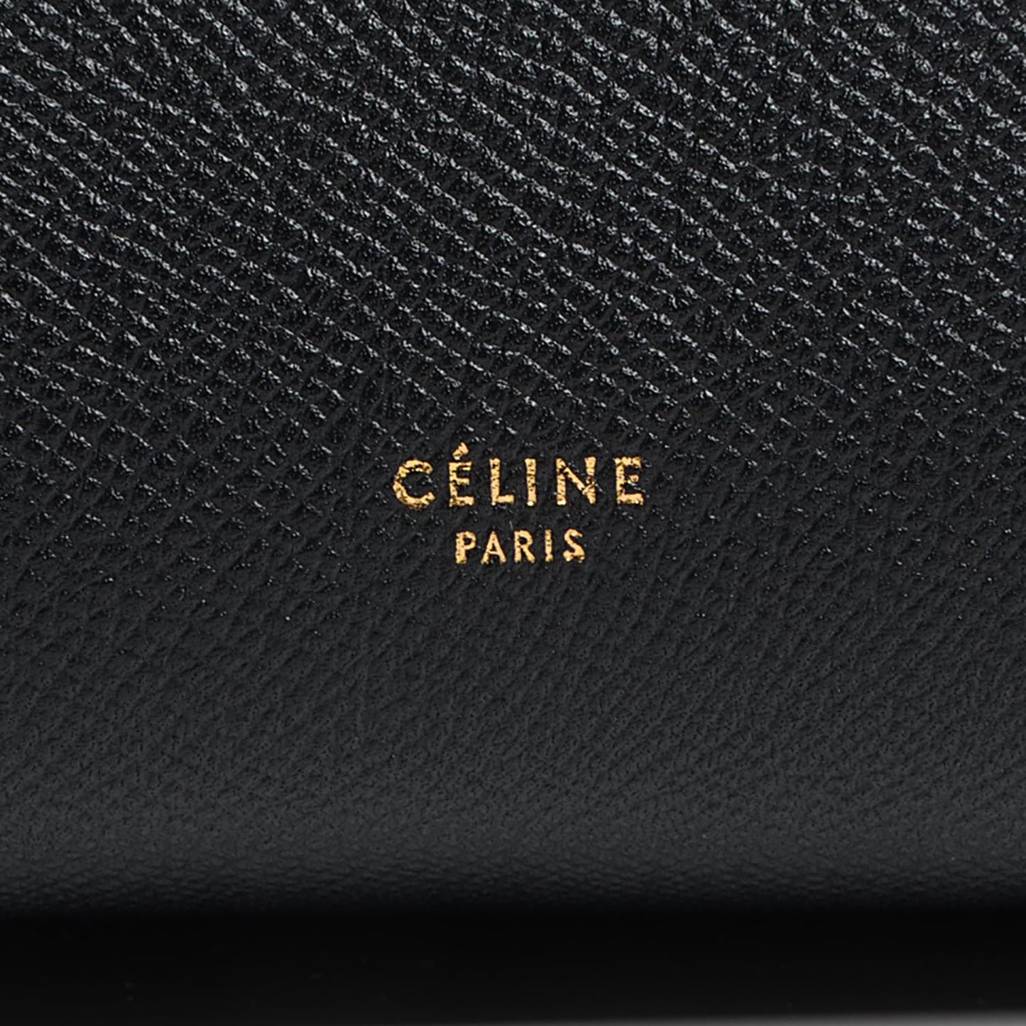 Grained Calfskin Mini Belt Bag Black