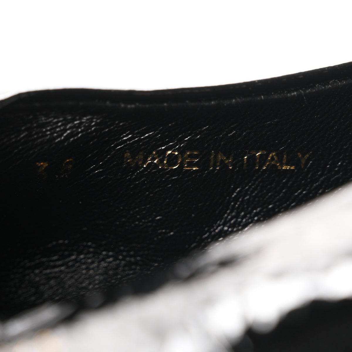 Prada Patent Calfskin Triangle Ballerina Flats 38 Black 9 of 10