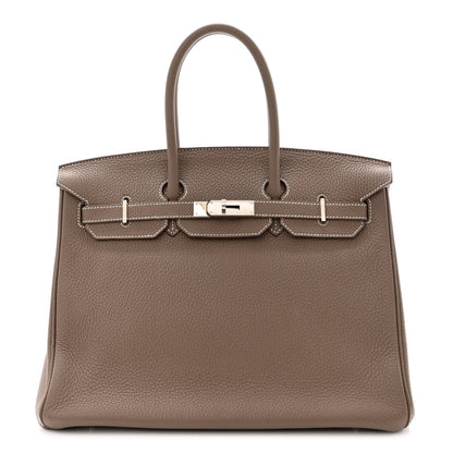 Hermes Togo Birkin 35 Etoupe 1 of 10