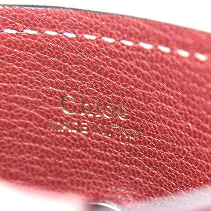 Chloe Shiny Calfskin Goatskin Mini Aby Bi-Color Bucket Fallow Pink 6 of 8
