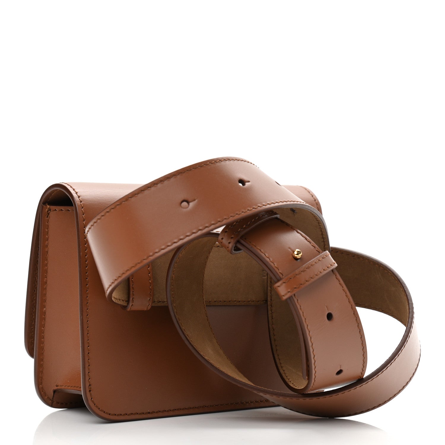 Burberry Calfskin TB Belt Bag Malt Brown 3 of 9