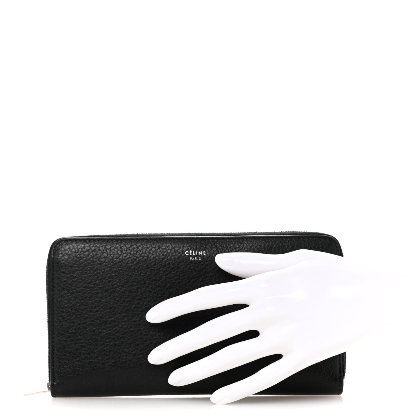 Calfskin Zip Around Multifunction Wallet Citron