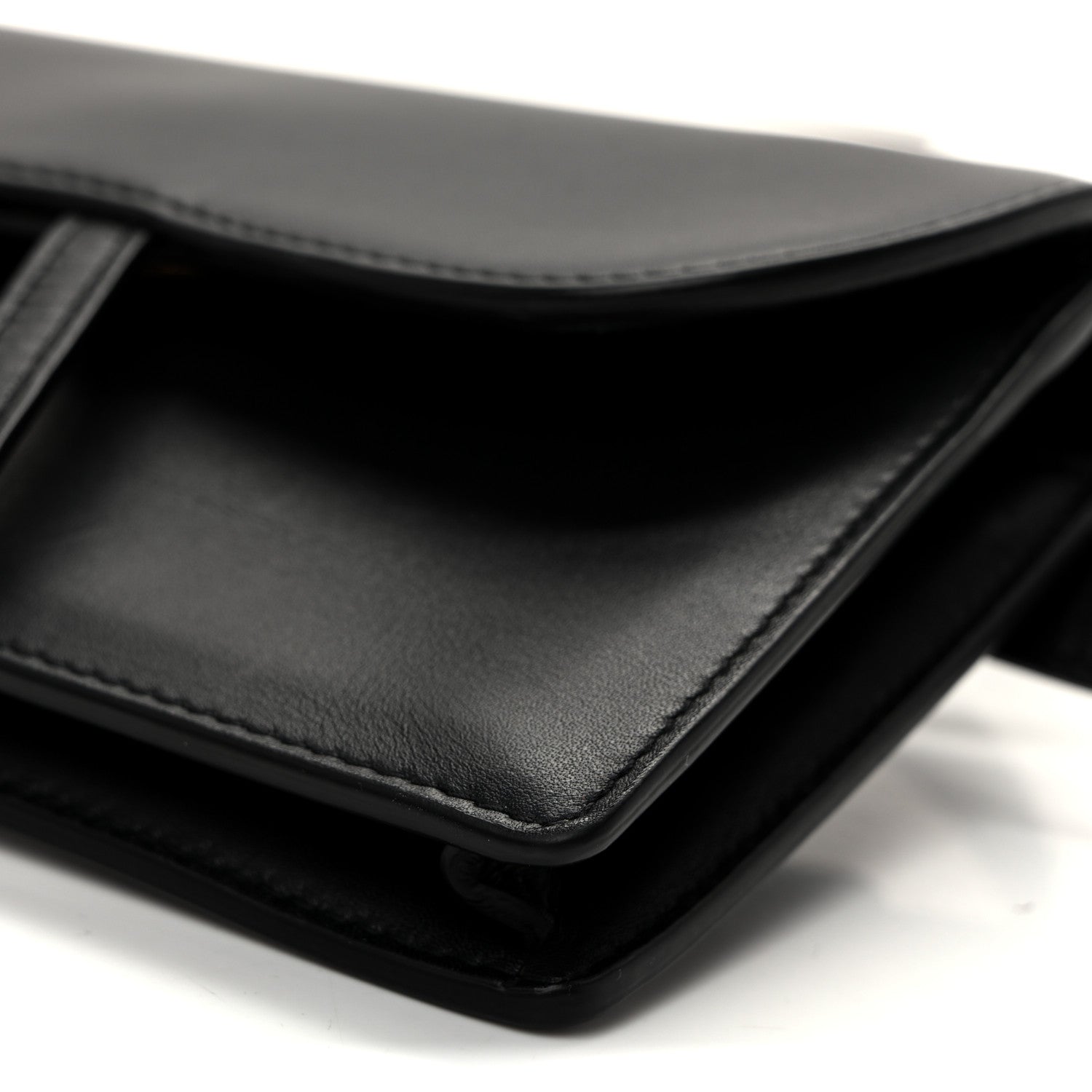 Christian Dior Calfskin Saddle Belt Bag Black 10 of 10