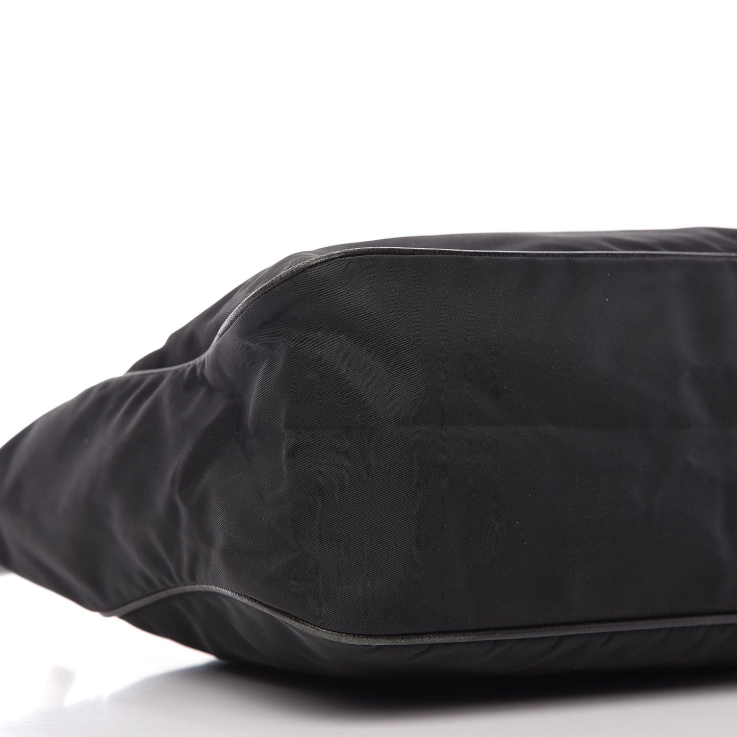 Tessuto Nylon Saffiano Hobo Black