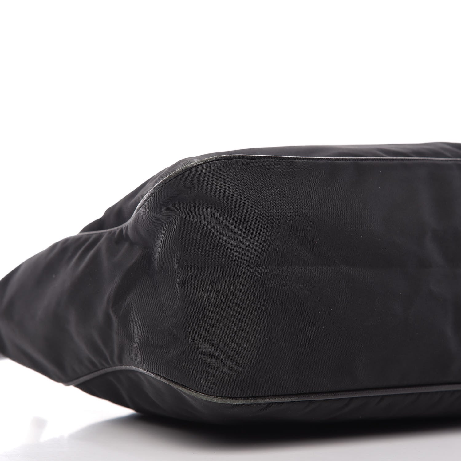Prada Tessuto Nylon Saffiano Hobo Black 6 of 11