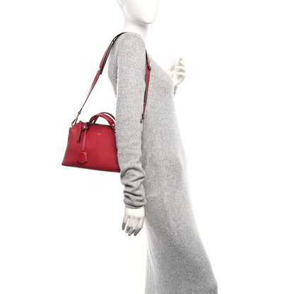 Fendi Vitello Dolce Marmol Medium By The Way Boston Bag Ciliegia 2 of 15