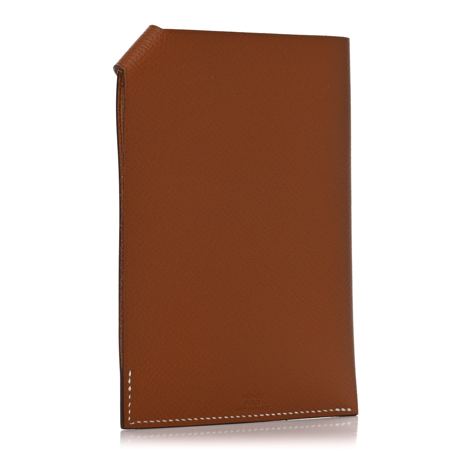 Hermes Epsom Tarmac Dot PM Passport Holder Gold Malachite 3 of 7