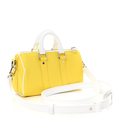 Louis Vuitton Taurillon Everyday LV Keepall XS Yellow 3 of 8