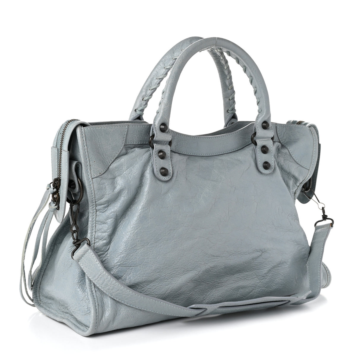 Balenciaga Agneau Classic Hardware City Bleu Acier Ciel 4 of 12