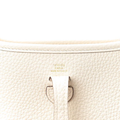 Hermes Taurillon Clemence Amazone Evelyne TPM Nata Craie 6 of 9