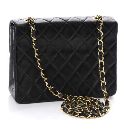 Chanel Lambskin Quilted Mini Square Flap Black 3 of 11