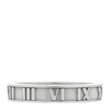 Tiffany Sterling Silver Narrow Atlas Ring 57 8 1 of 4