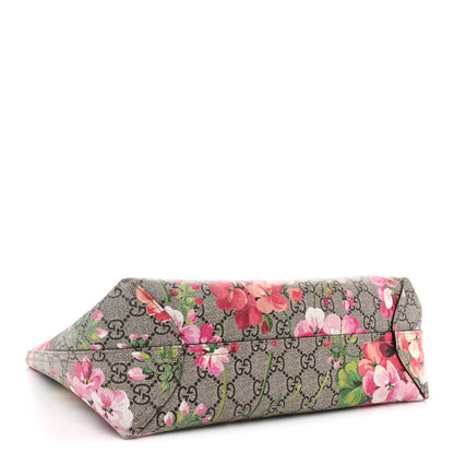 Gucci GG Supreme Monogram Blooms Small Reversible Tote Beige Multicolor Dry Rose 6 of 18