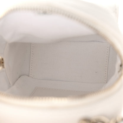 Chanel Caviar Quilted CC Mini Classic Backpack White 5 of 12