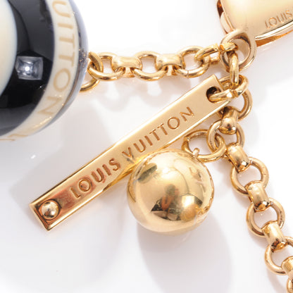 Louis Vuitton Mini Lin Croisette Bag Charm Black 3 of 5