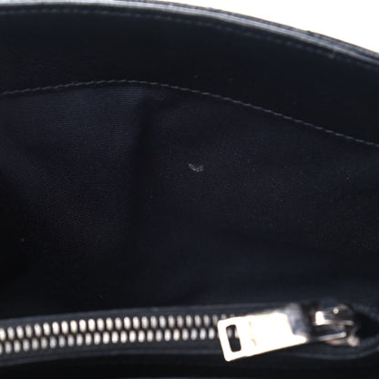 Saint Laurent Sheepskin Matelasse Chevron Patchwork Monogram Medium College Bag Black 10 of 17