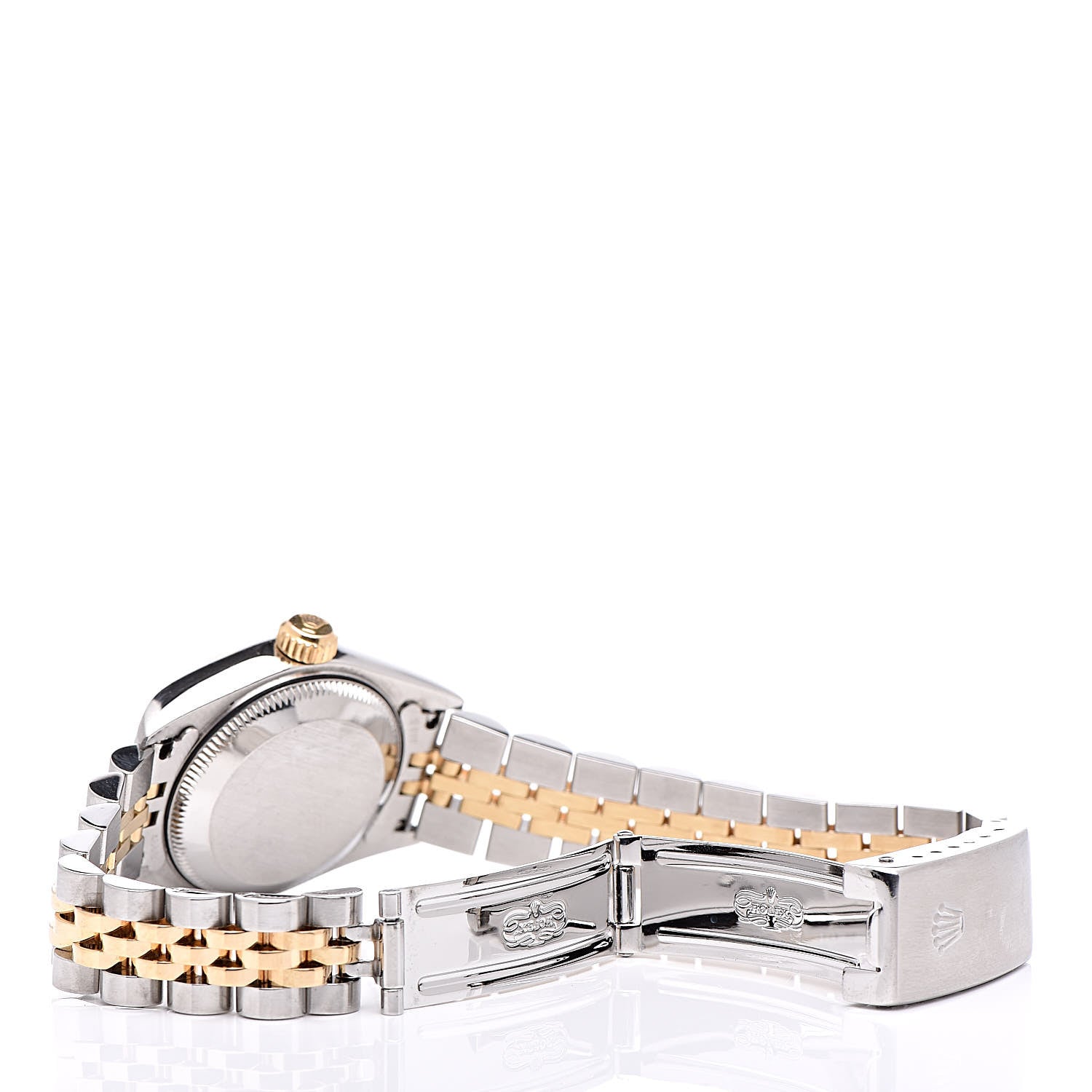 Rolex Stainless Steel 18K Yellow Gold 26mm Oyster Perpetual Datejust Watch Silver 79173 6 of 6