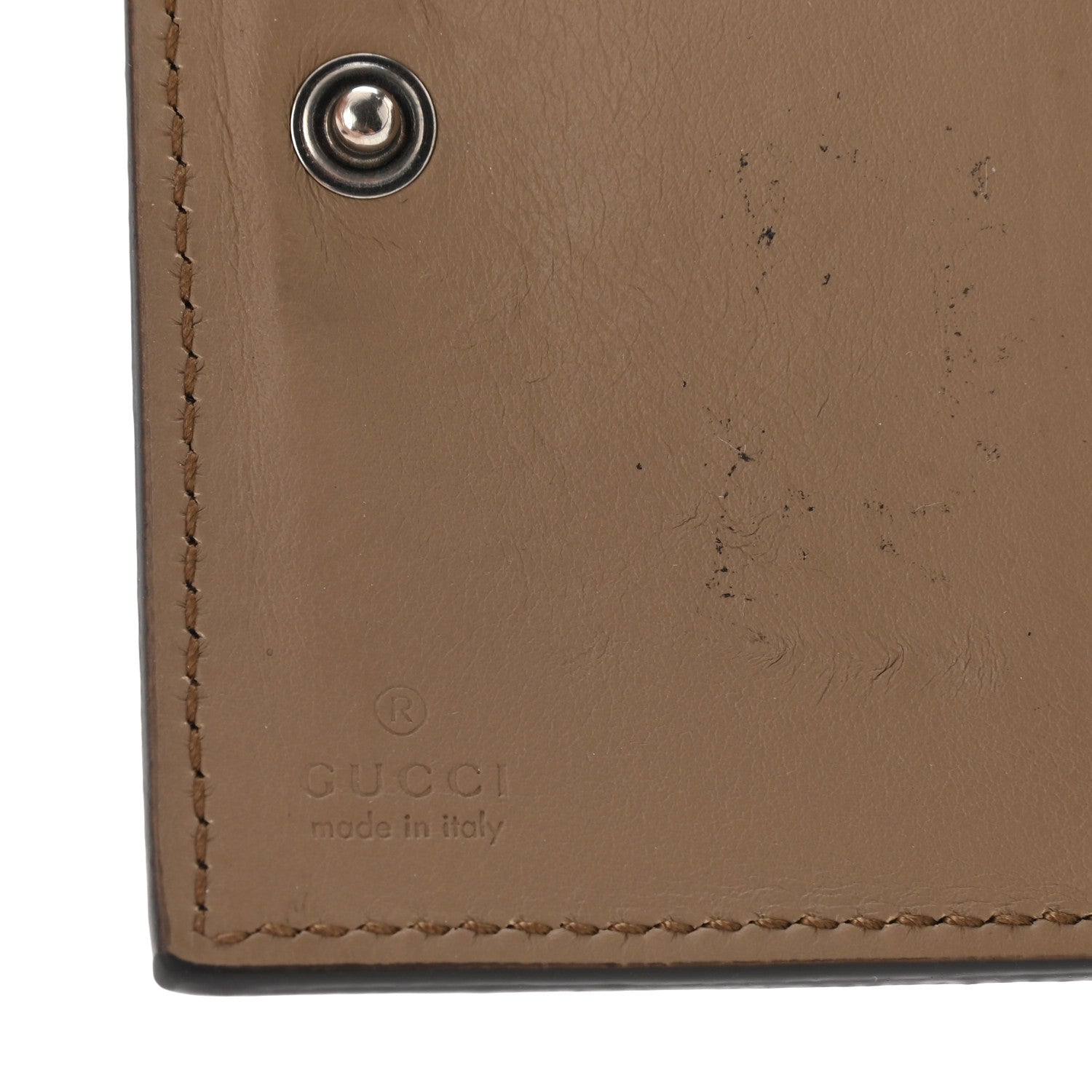 Gucci GG Supreme Monogram Dionysus Card Case Wallet Beige Taupe 6 of 11