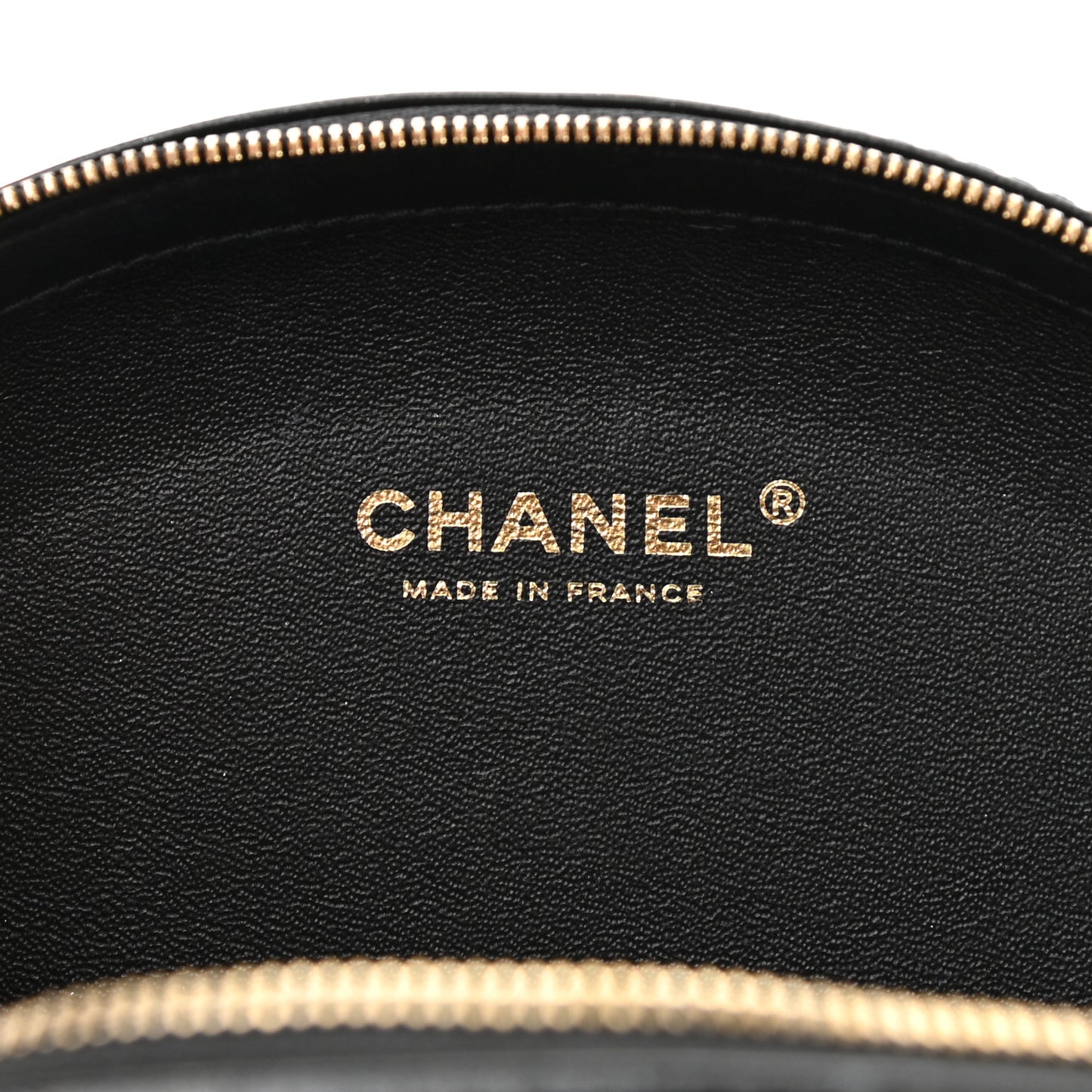 Calfskin Chevron Stitched Evening Bag Black
