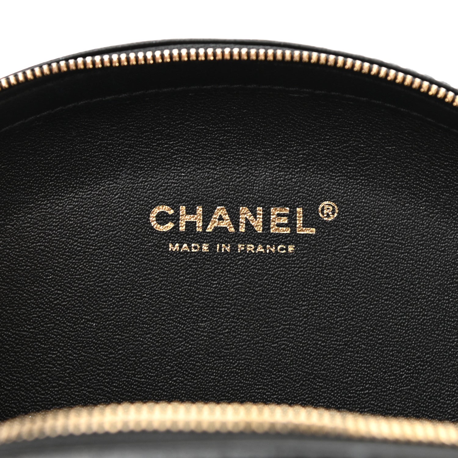 Chanel Calfskin Chevron Stitched Evening Bag Black 6 of 10