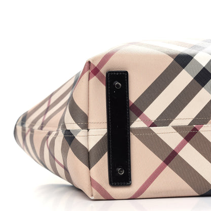 Burberry Nova Check Large Nickie Tote Black 8 of 10