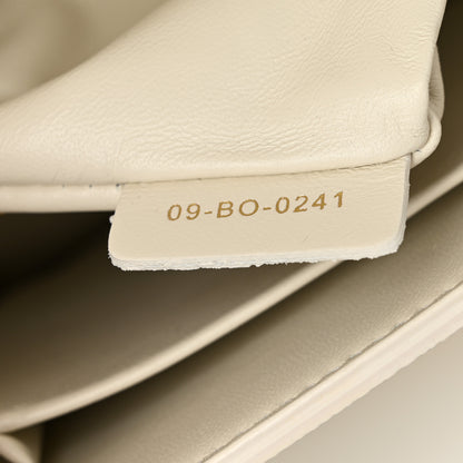 Christian Dior Grained Calfskin 30 Montaigne Flap Bag White 7 of 12