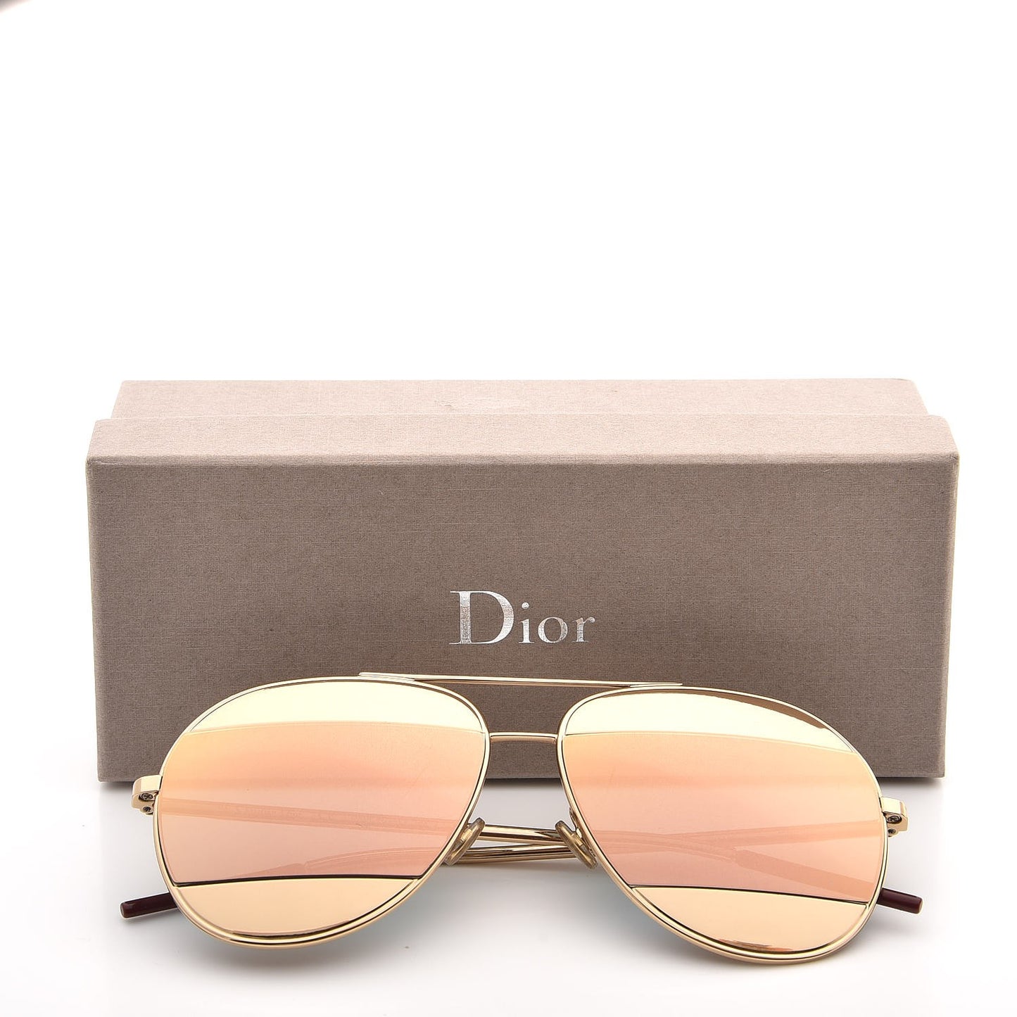Split 1 Aviator Sunglasses Gold