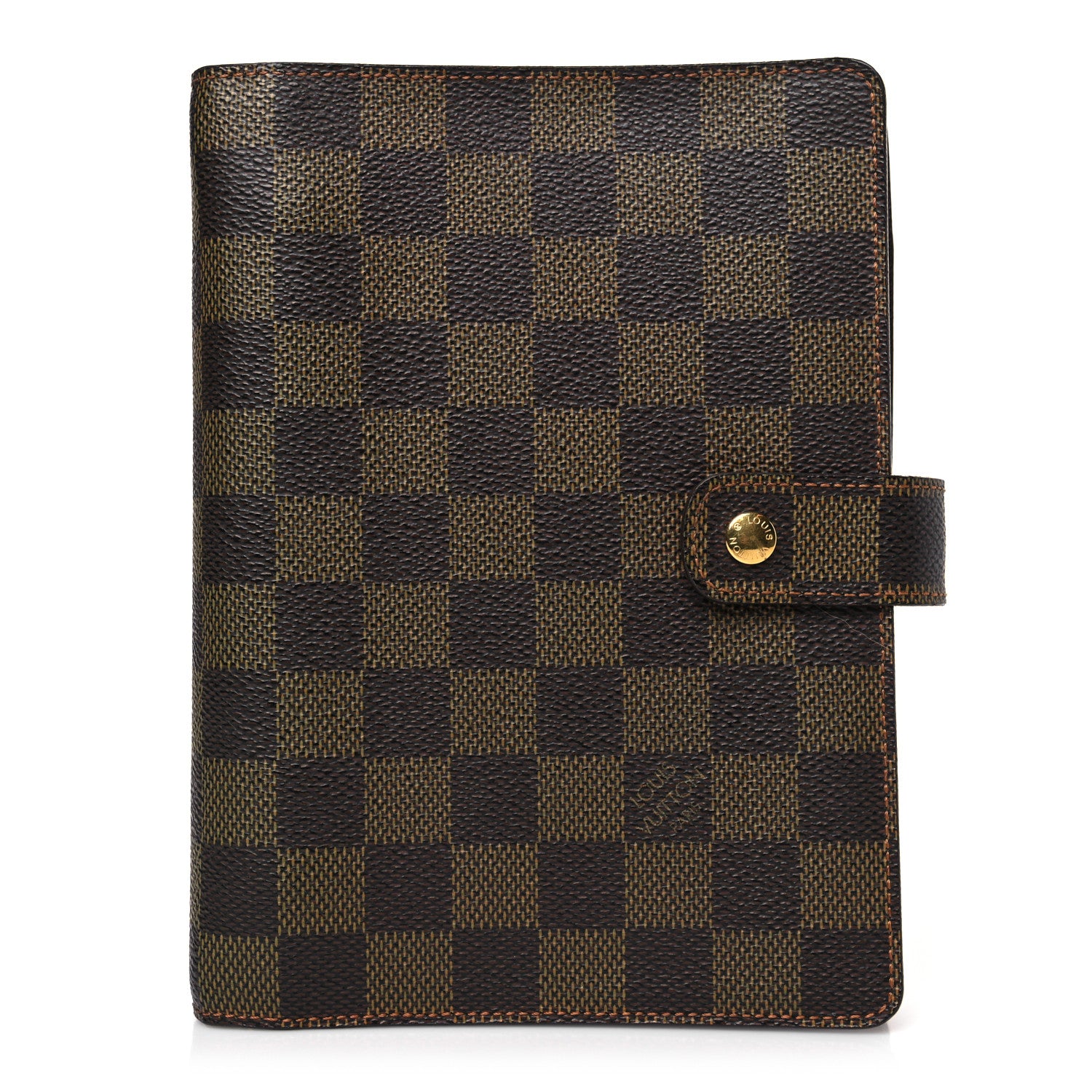 Louis Vuitton Damier Ebene Medium Ring Agenda Cover 1 of 8