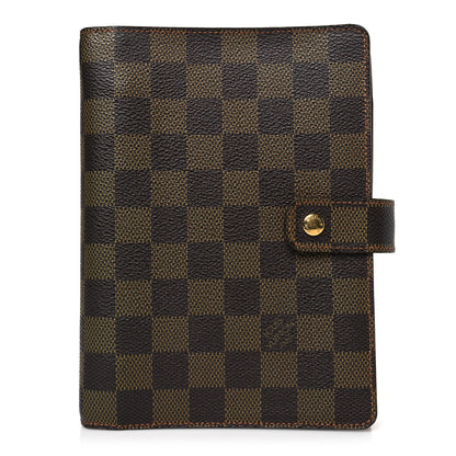 Louis Vuitton Damier Ebene Medium Ring Agenda Cover 1 of 8