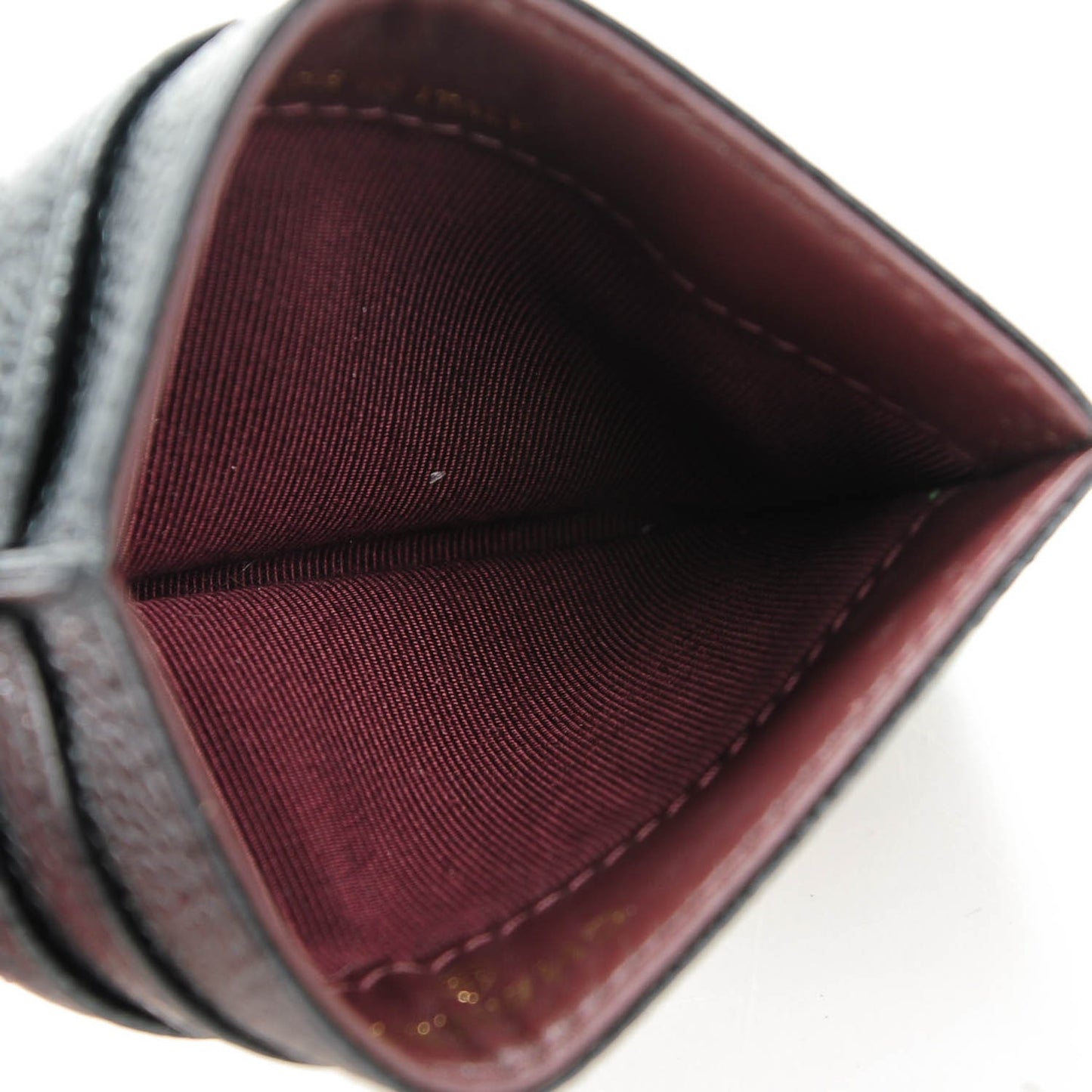 Caviar Quilted Card Holder Black