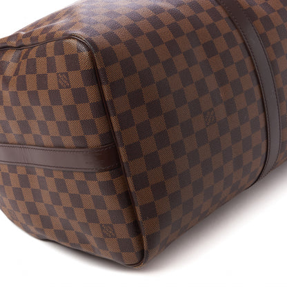 Louis Vuitton Damier Ebene Keepall Bandouliere 55 6 of 10
