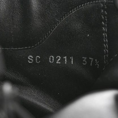Louis Vuitton Suede Calfskin Jacquard Since 1854 Laureate Platform Desert Boots 37.5 Black 9 of 10