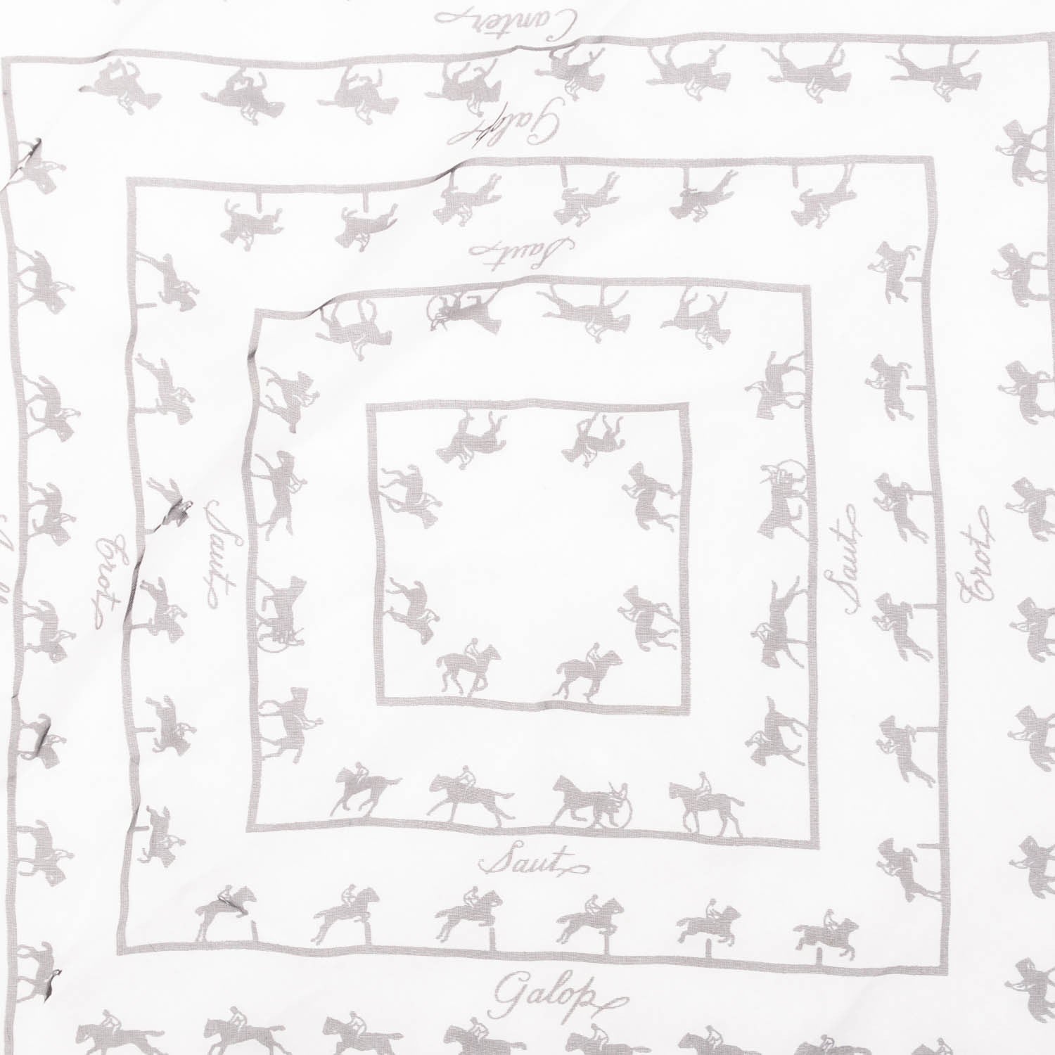 Hermes Silk Allures Pocket Square Scarf 1 of 4