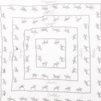 Hermes Silk Allures Pocket Square Scarf 1 of 4