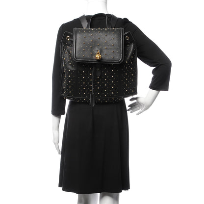 Alexander McQueen Calfskin Studded Padlock Backpack Black 2 of 14
