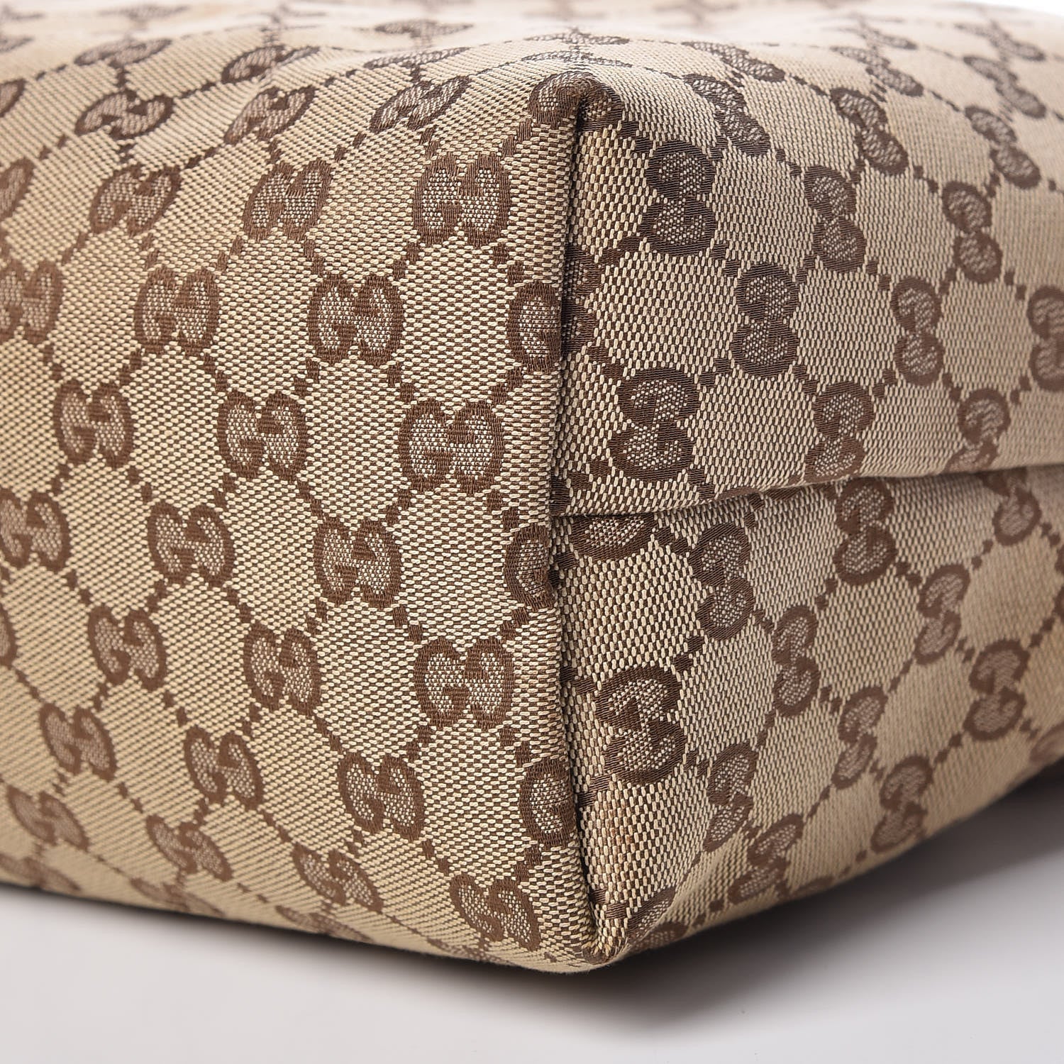 Gucci Monogram Web Medium Flat Messenger Bag Brown 10 of 10