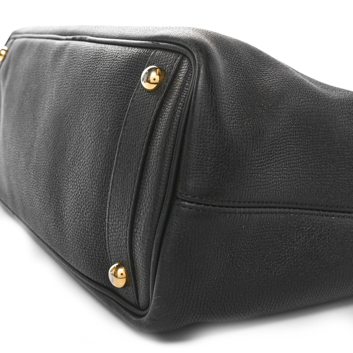 Burberry Grainy Calfskin Medium Honeybrook Tote Black 9 of 9
