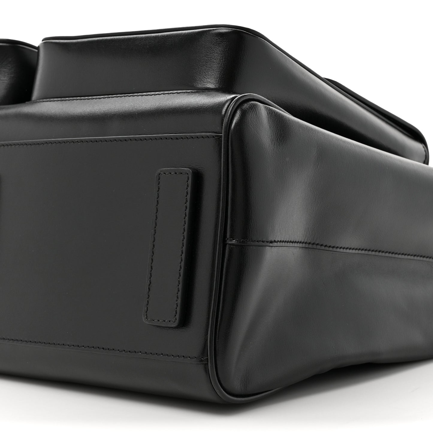 Calfskin Cargo Tote Black