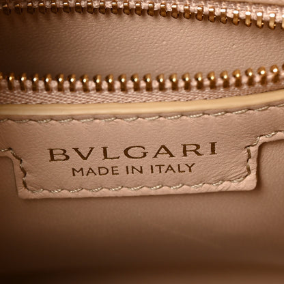 Bulgari Calla Crystal Serpenti Duo Top Handle Bag Gold Silver 6 of 10