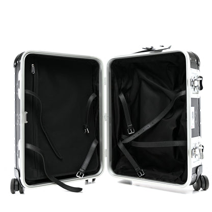 Gucci Aluminum GG Piuma Calfskin Jumbo GG Embossed Porter Cabin Plus Trolley Black 4 of 11