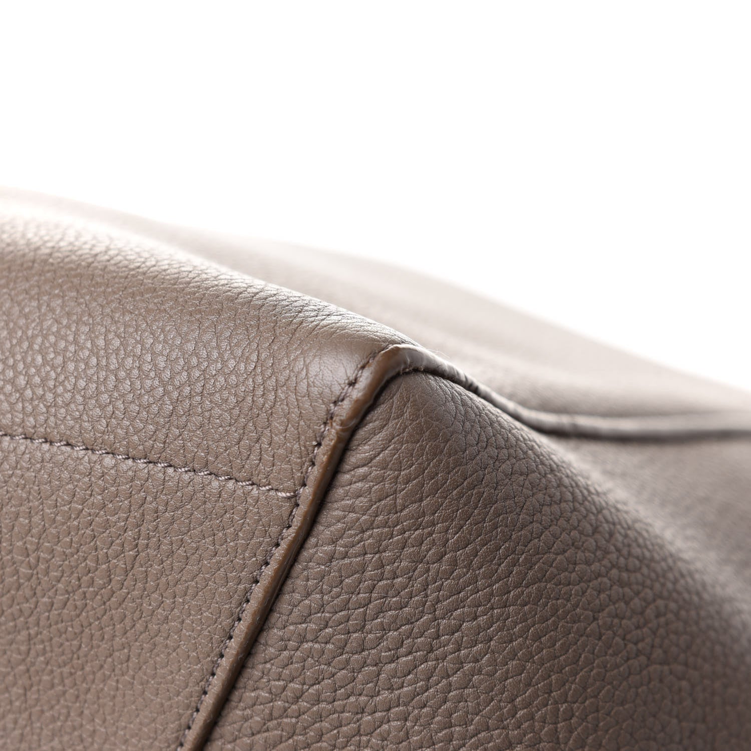 Celine Soft Grained Calfskin Sangle Bucket Bag Taupe 10 of 12