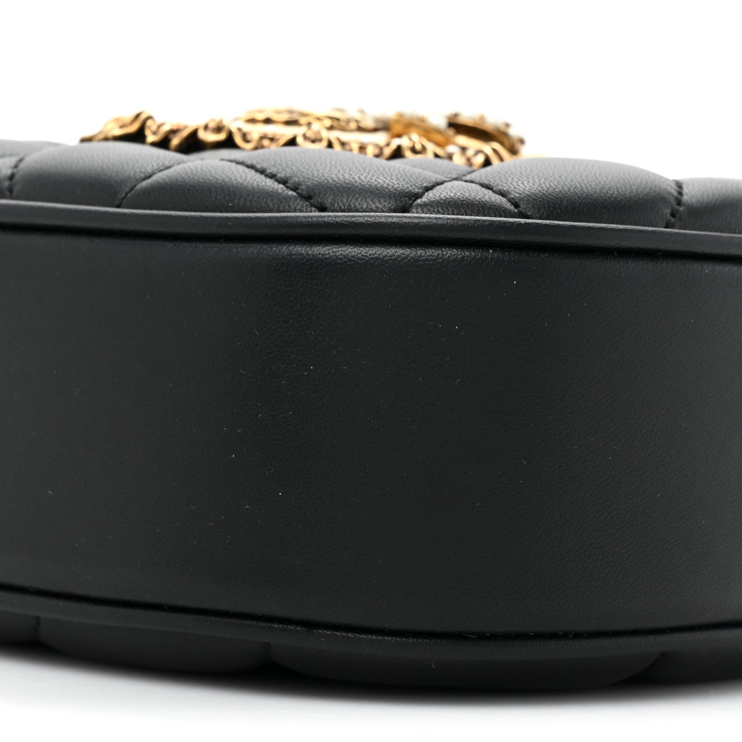 Smooth Calfskin Mini Devotion Camera Bag Black