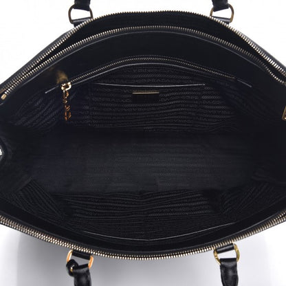 Prada Saffiano Lux Extra Large Galleria Double Zip Tote Black 5 of 14