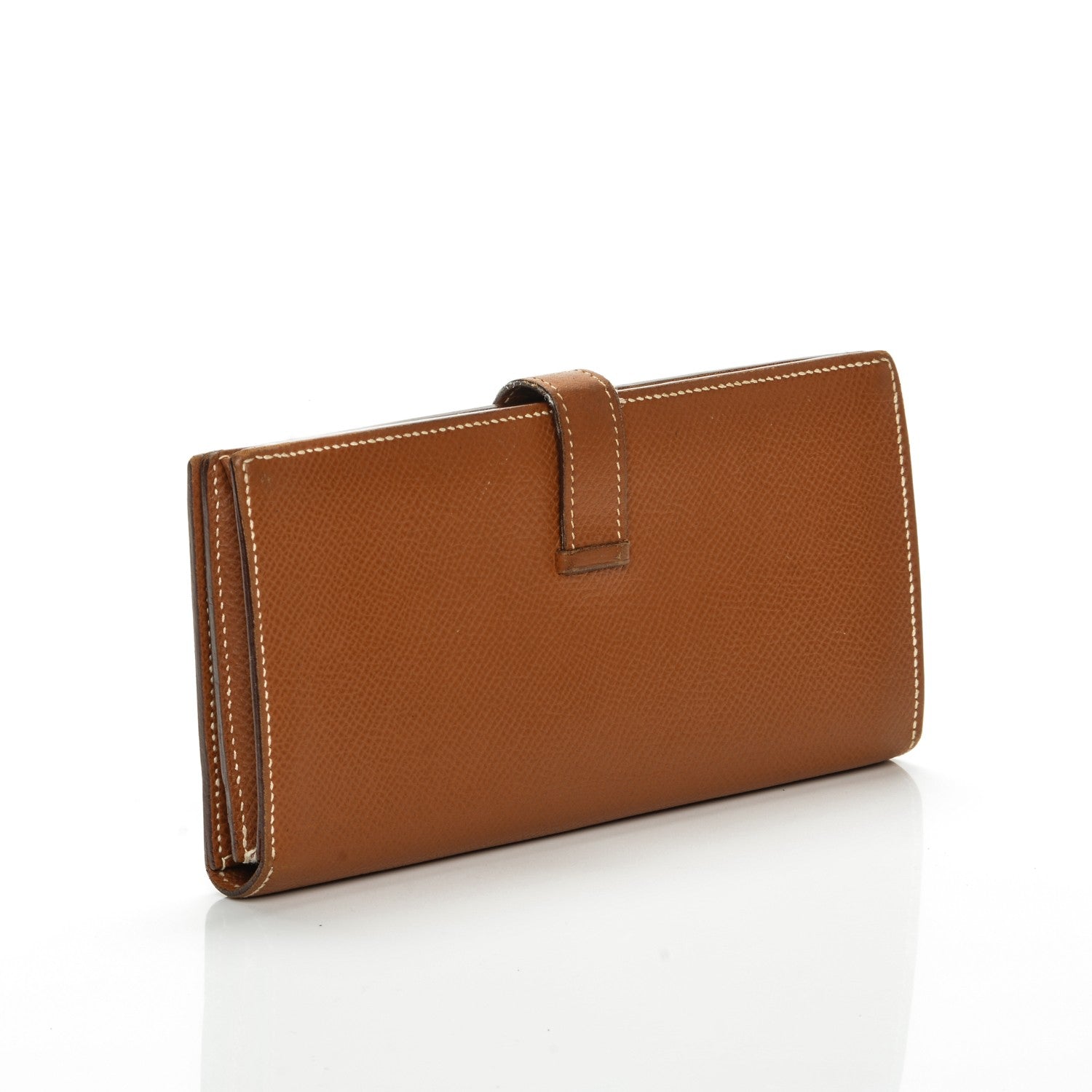 Hermes Epsom Bearn Gusset Wallet Gold 3 of 8